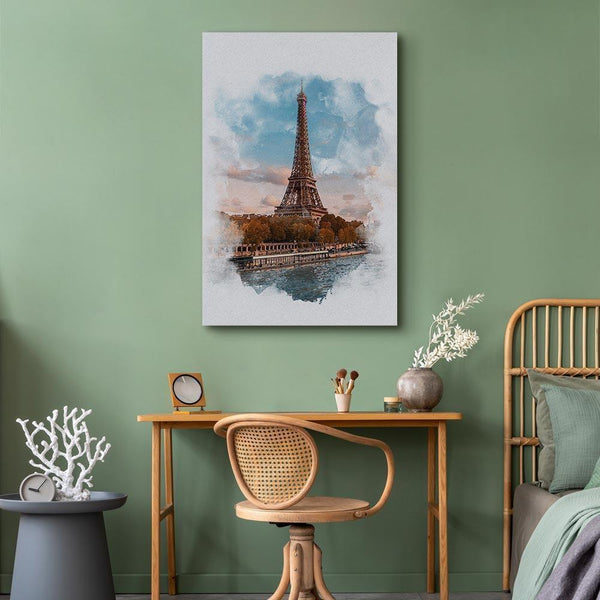 Quadro - Paris View (1 Part) Vertical