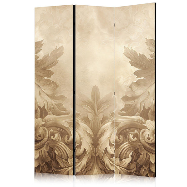 Paravento - Carved Baroque Ornaments - Rich Composition in Sepia Colors