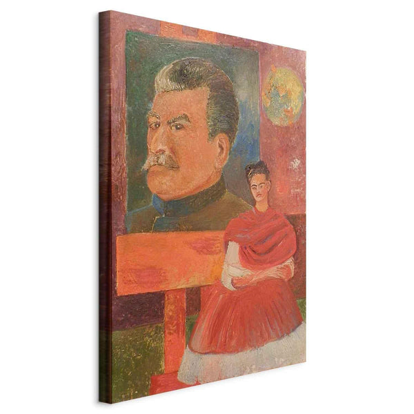 Quadro - Frida Kahlo – Self-Portrait with Stalin