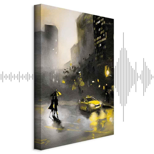 Quadro - City Glow (1 Part) Vertical