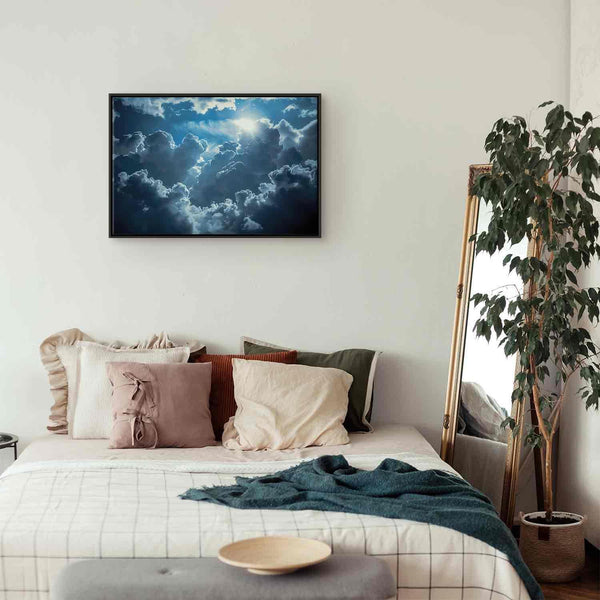 Quadro - Animated Scenery: The Sun Battling with Clouds