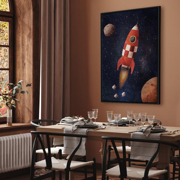 Quadro - Into the Unknown by Rocket (1 Part) Vertical