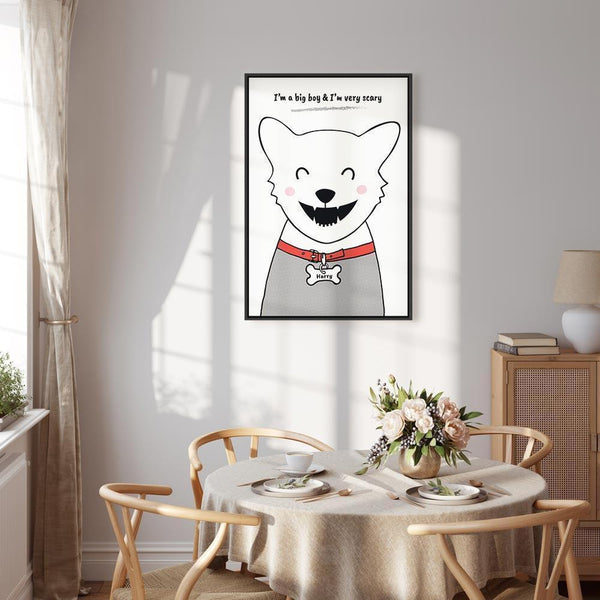 Quadro - Doggy Harry (1 Part) Vertical