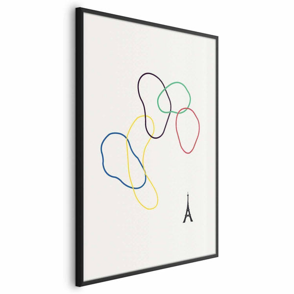 Poster - Colorful Circles - digital graphic - minimalism