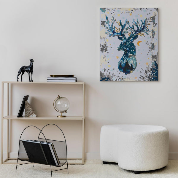 Quadro fai da te - Nightly Deer