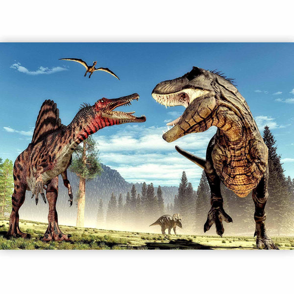 Carta da parati - Fighting Dinosaurs