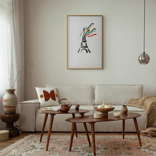 Poster - Eiffel Tower and Colors