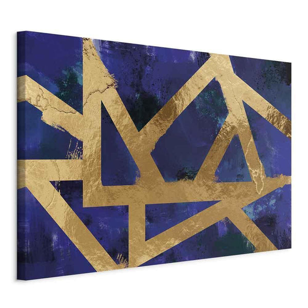Quadro - Golden Geometry (1 Part) Wide