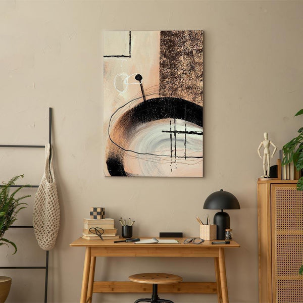 Quadro - Art of Shapes (1-part) - Hand-Painted Abstract Artwork