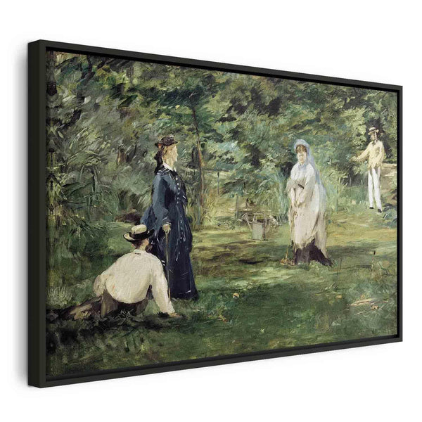 Quadro - Edouard Manet – The Croquet Party in Paris