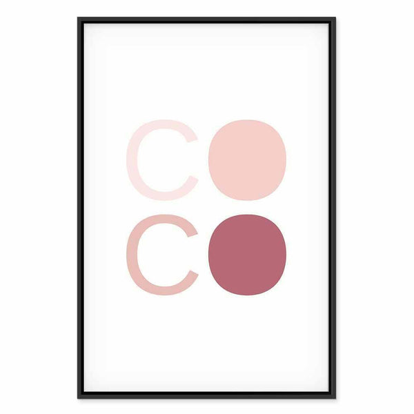 Quadro - Pink Coco (1 Part) Vertical
