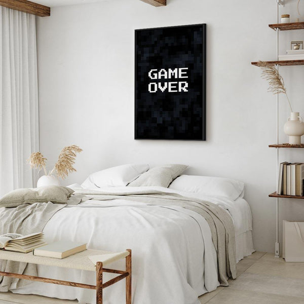 Quadro - Pixel Game Over