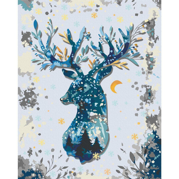 Quadro fai da te - Nightly Deer