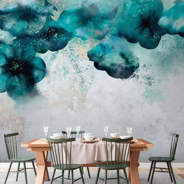 Carta da parati - Blue Poppies