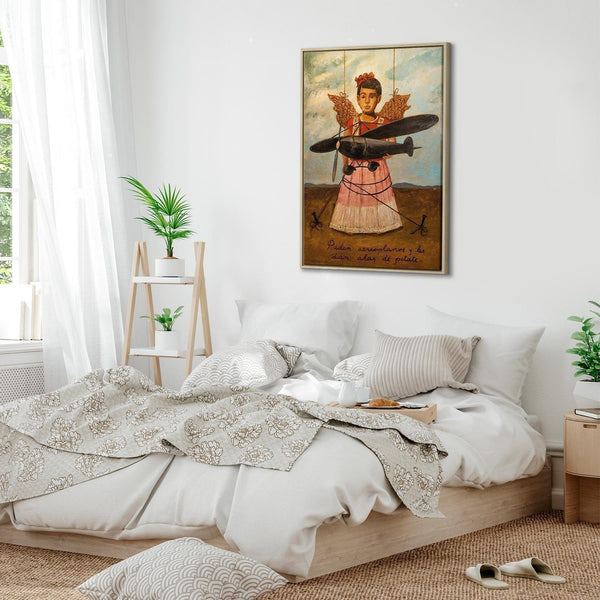 Quadro - Frida Kahlo – They Asked for Planes and Got Straw Wings