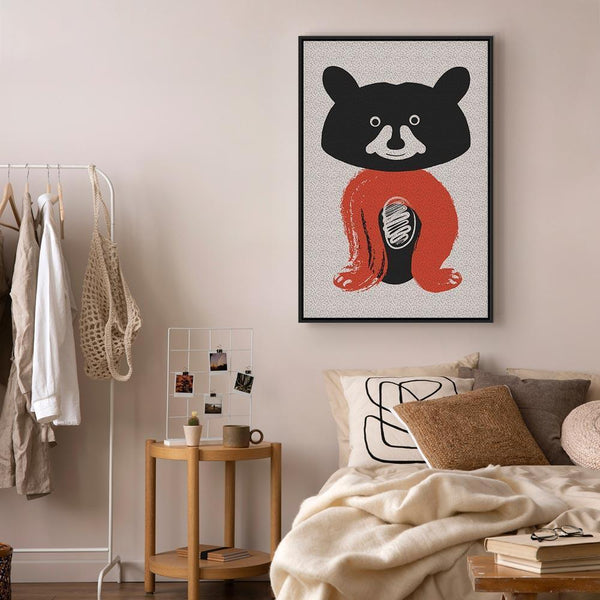 Quadro - Nice Mr Raccoon (1 Part) Vertical