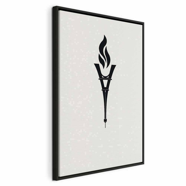 Quadro - Torch Shaped Like an Inverted Eiffel Tower