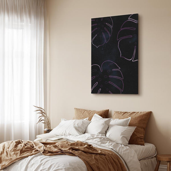 Quadro - Galactic Monstera (1 Part) Vertical