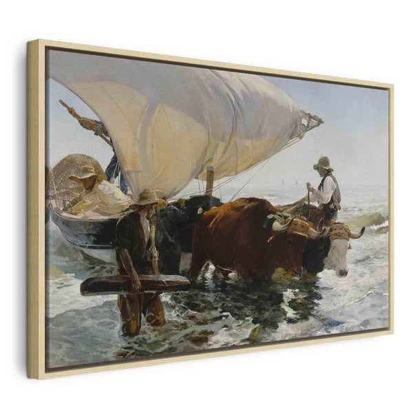 Quadro - Joaquín Sorolla y Bastida – The Return from Fishing
