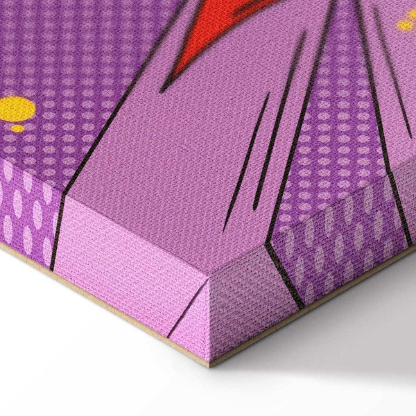 Quadro - Comic Street Art (1-part) - Colorful Text on Vibrant Background