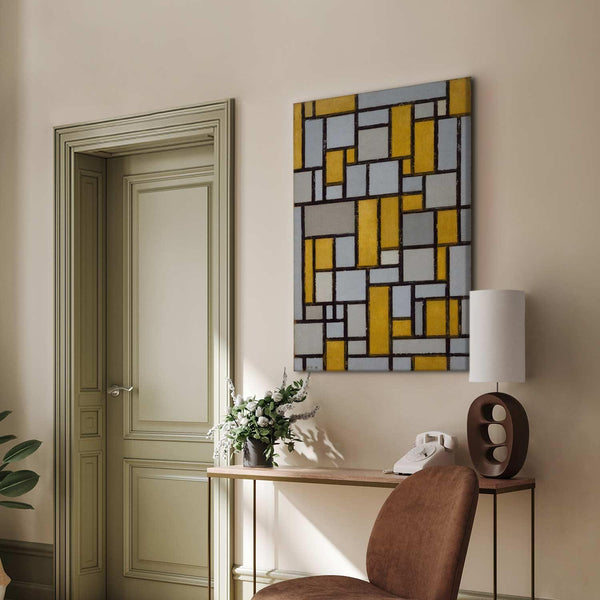 Quadro - Piet Mondrian – Composition with grid 9