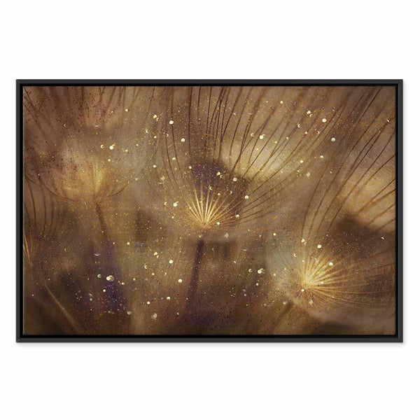 Quadro - Golden Dandelions (1 Part) Wide