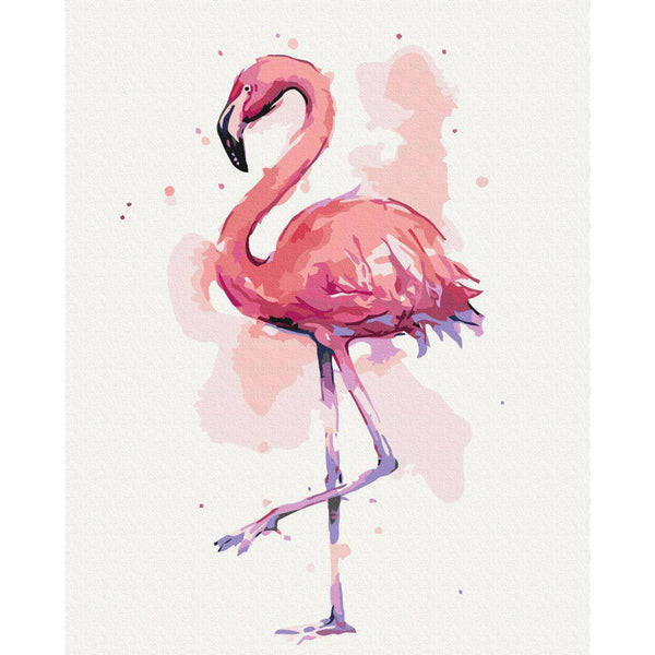 Quadro fai da te - Friendly Flamingo