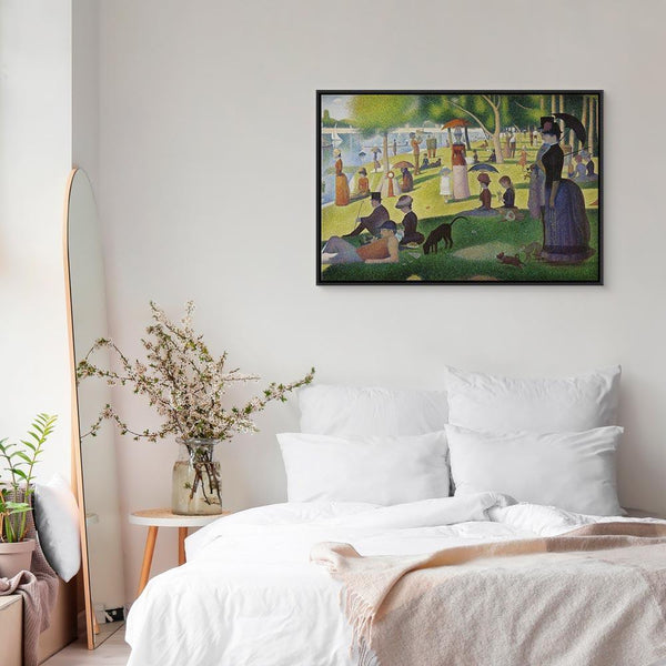 Quadro - Georges Seurat – Sunday Afternoon on the Island of La Grande Jatte