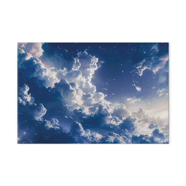 Quadro - Starry Clouds and Delicate Light Over a Corner of the Sky