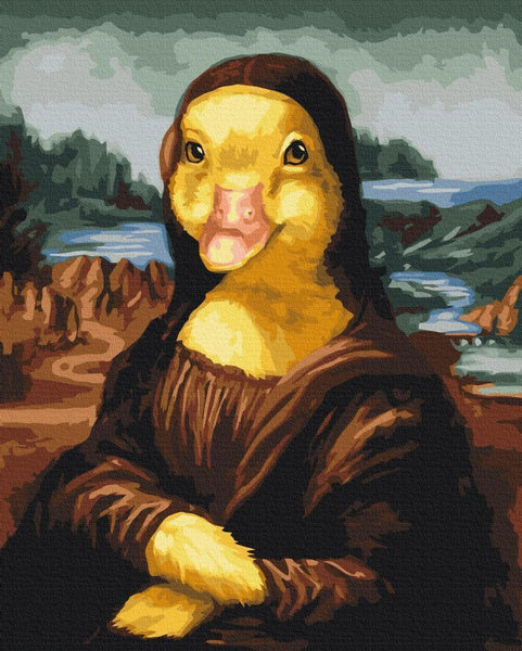 Quadro fai da te - Lisa the duck