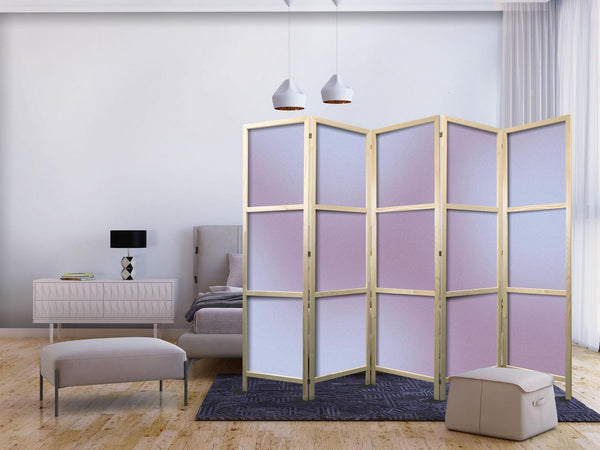 Paravento giapponese - Complex Gradient - Gradient Composition in Nostalgic Colors