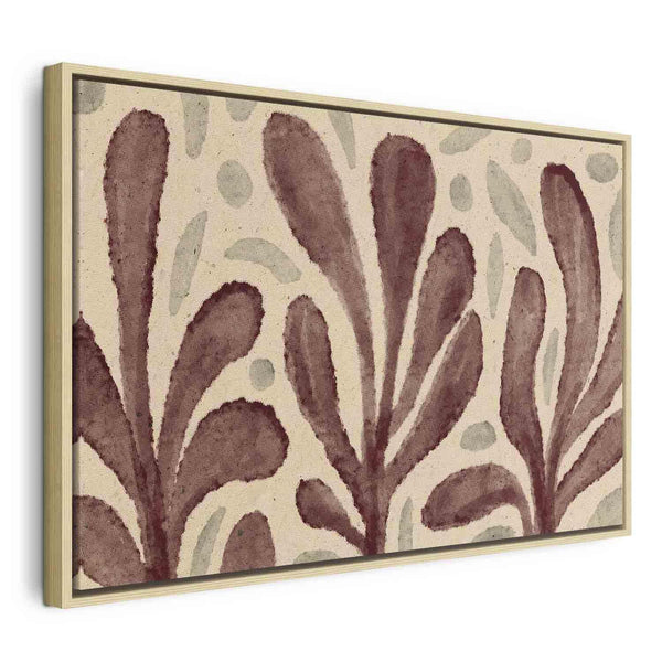 Quadro - Leaves and spots – large vibrant shapes inspired by Matisse