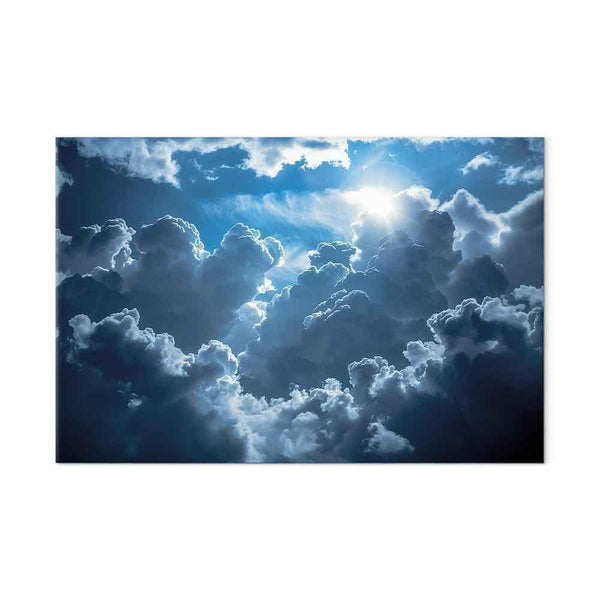 Quadro - Animated Scenery: The Sun Battling with Clouds