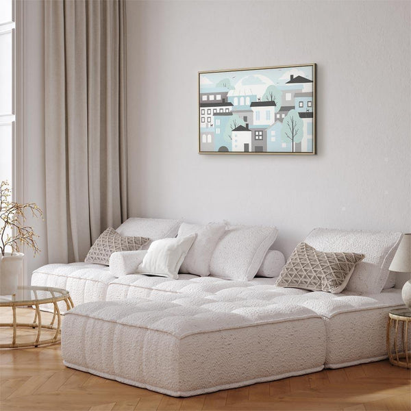 Quadro - Colorful Town (1 Part) Wide