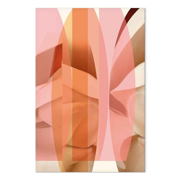 Quadro - Floral Kaleidoscope (1 Part) Vertical