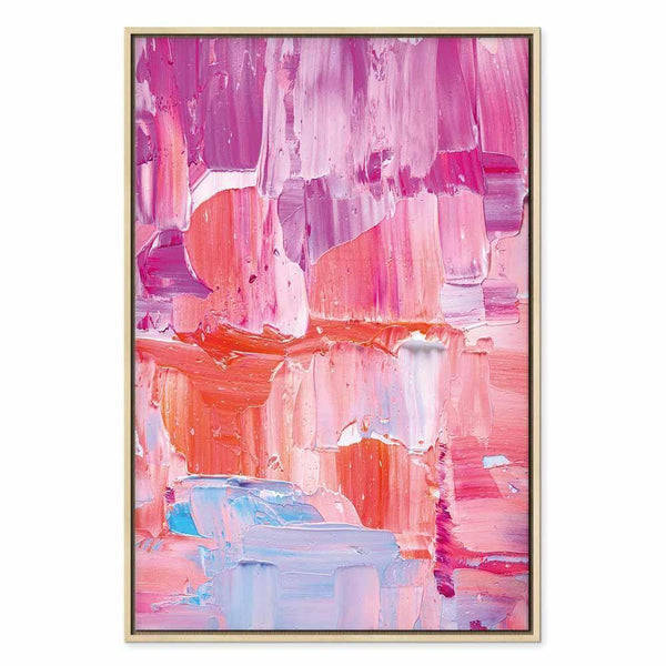 Quadro - Colorful Contrasts - Energetic Color Transitions in Shades of Pink