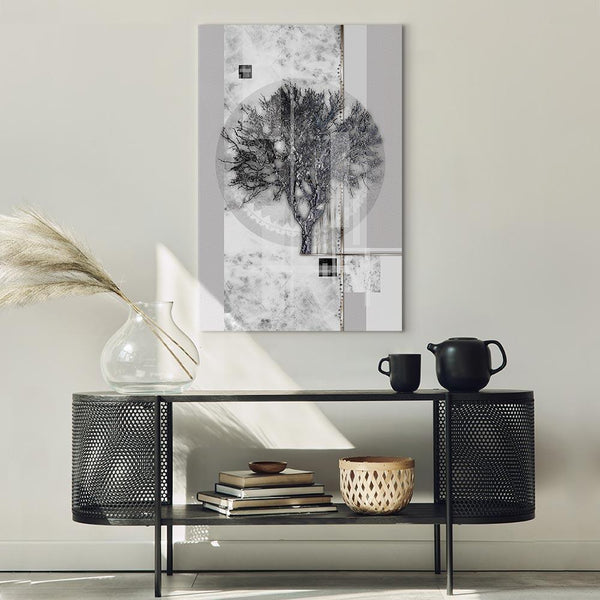 Quadro - Silver Tree (1 Part) Vertical