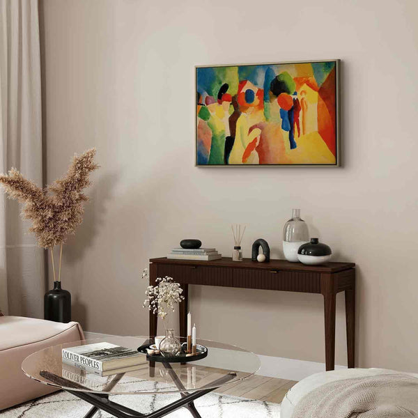 Quadro - August Macke – With a Yellow Jacket