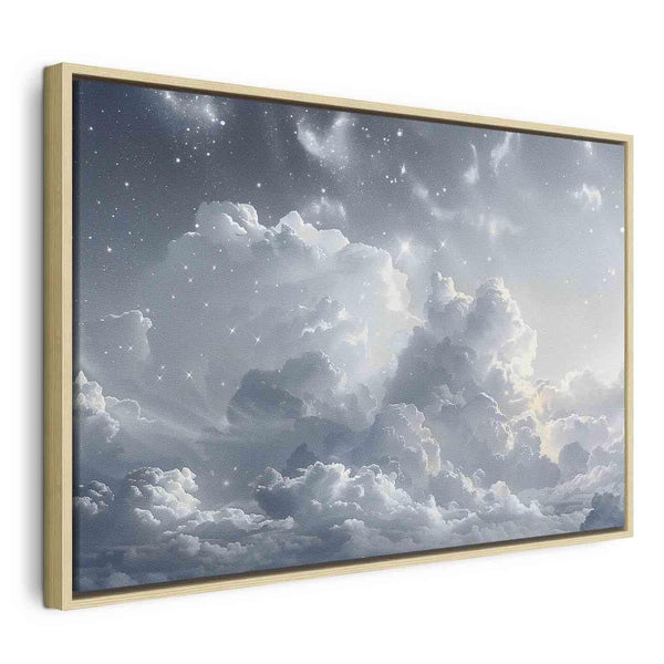 Quadro - Astral Calm: Stars Scattered Over Delicate Clouds