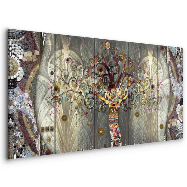 Quadro - Tree of Life (5 Parts) Narrow