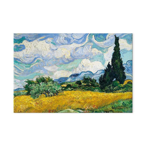 Quadro - Vincent Van Gogh – Wheat Field with Cypresses