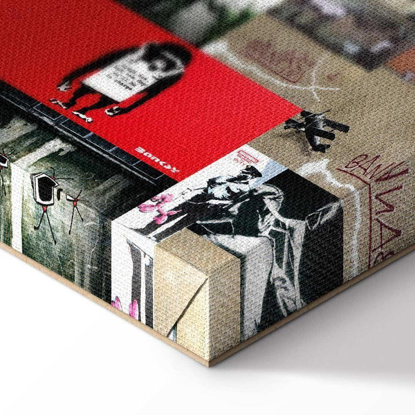 Quadro - Art of Collage: Banksy IV