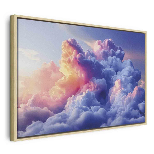 Quadro - Clouds Like Painted: Artistic Brushes of Dawn Painting the Sky