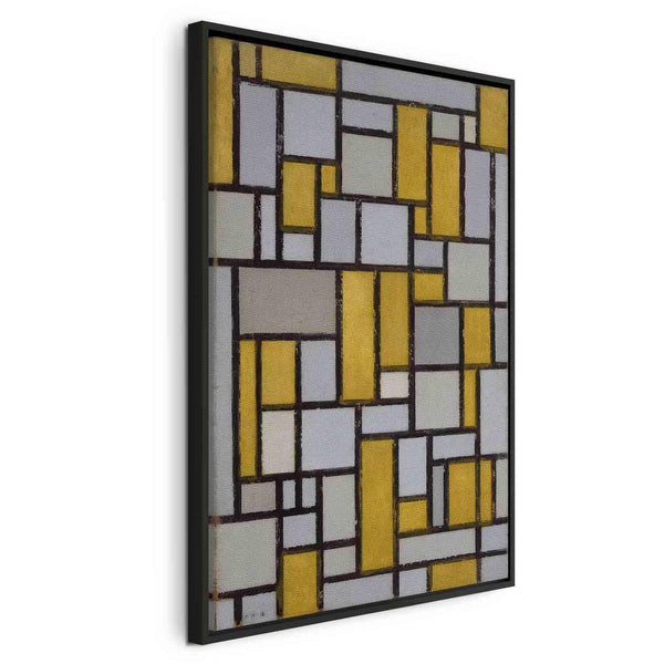Quadro - Piet Mondrian – Composition with grid 9