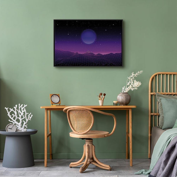 Quadro - Futuristic landscape 2 (1 Part) Wide
