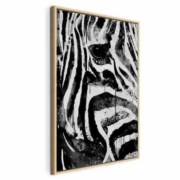 Quadro - Striped Nature (1 Part) Vertical