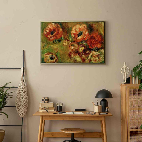 Quadro - Pierre-Auguste Renoir – Les Anémones