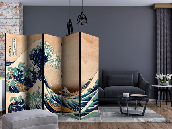 Paravento - Hokusai: The Great Wave off Kanagawa (Reproduction) II