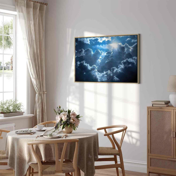 Quadro - Animated Scenery: The Sun Battling with Clouds