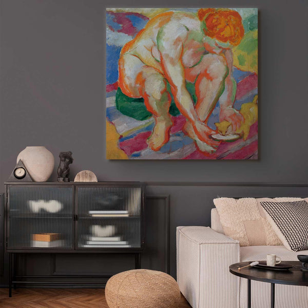 Quadro - Franz Marc – Nude with cat